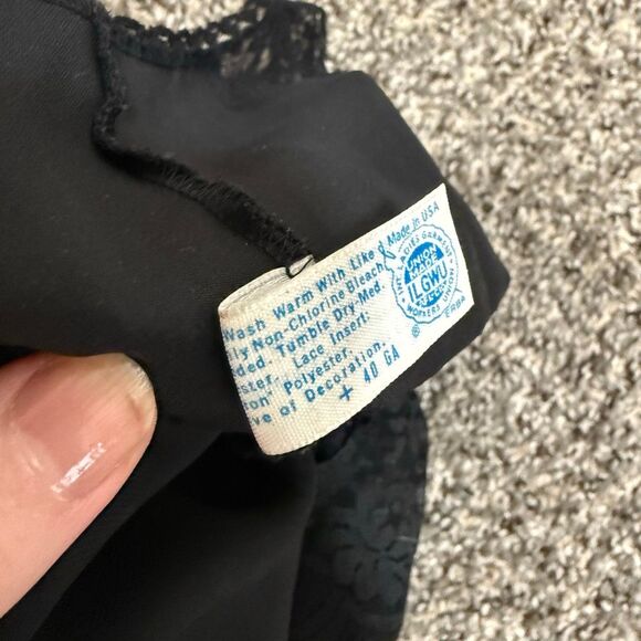 Vintage Union Made Maidenform Cami Camisole Tank Top Small Fitted Lace - Picture 4 of 6